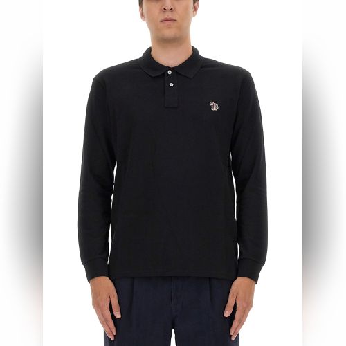 Homme Paul Smith Pull Homme Noir Logo Zebra En Coton Black