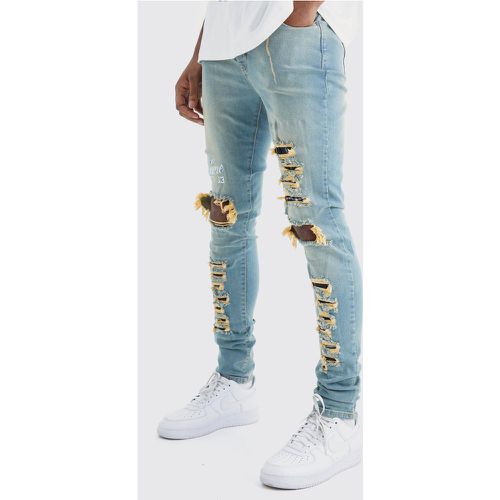 Jean patte d'éléphant homme noir effet délavé avec boutons denim Jaded  London