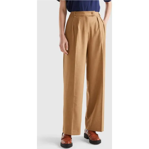 Pantalon fluide taille on sale 48