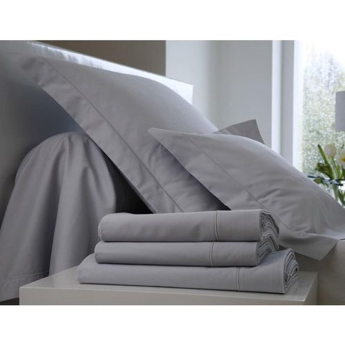 Drap Plat satin de Coton TERTIO® - Blanc