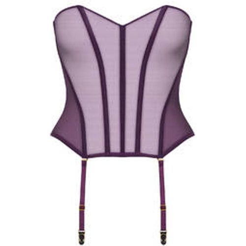 Femme Vêtements Articles de lingerie Bustiers et corsets Bustiers et jarretelles Tulle Maison Close en coloris Violet 