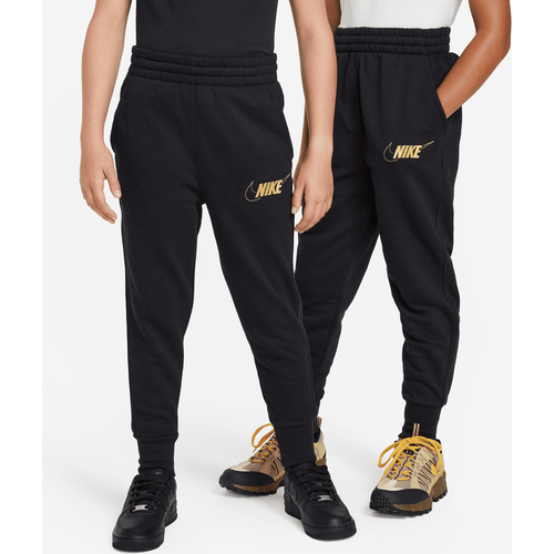 Nike - Pantalon de jogging large taille haute avec petit logo virgule -  Noir et voile