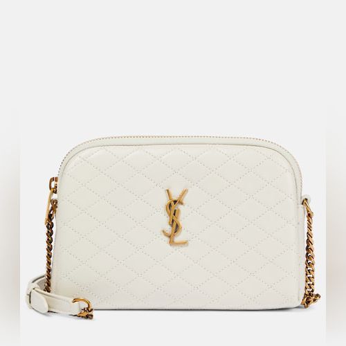 SAINT LAURENT UPTOWN BABY POUCH CUIR IMPRESSION GRAIN DE POUDRE