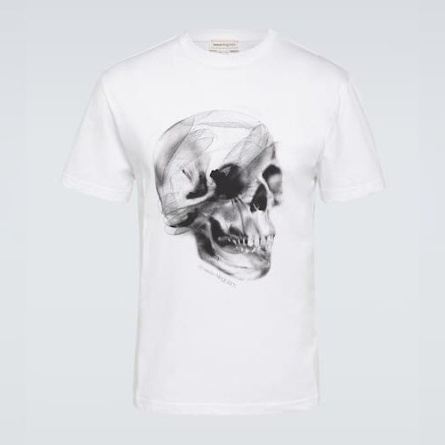 mcqueen skull t shirt