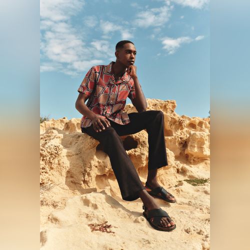 Chemise En Coton Monoprix Taille 40 - Imprimé Multicolore, Neuve Sans étiquettes